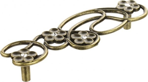 Ручка-скоба 128 мм оксидированная бронза Kerron CRL27-128 OAB