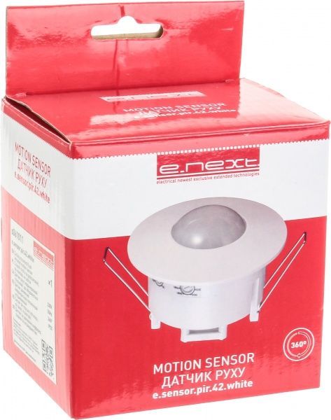 Датчик движения E.next e.sensor.pir.42.white s061011