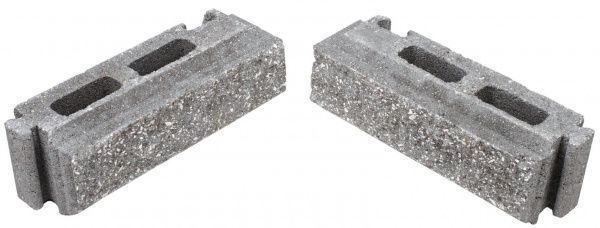 Элемент столба Кая 75x235x75 мм серый Моноліт-Брук 