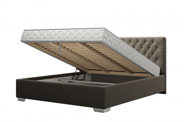 Кровать с подъемным механизмом CAMELIA Адель 160x200 см коричневый 