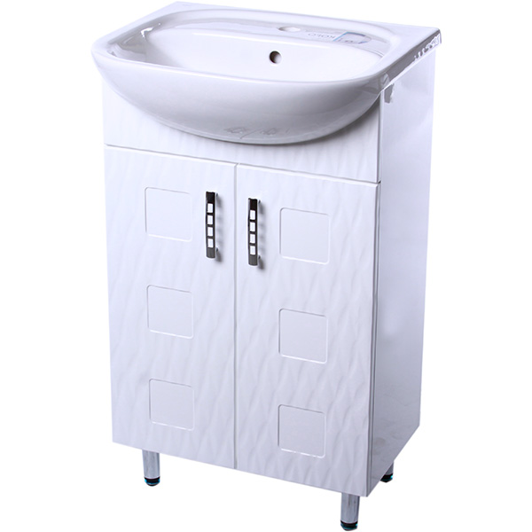 Тумба підлогова Aqua Rodos Ассоль 55 з умивальником Nova 55