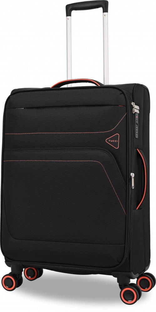 Валіза Tucci MS-3006 L 88 л чорний