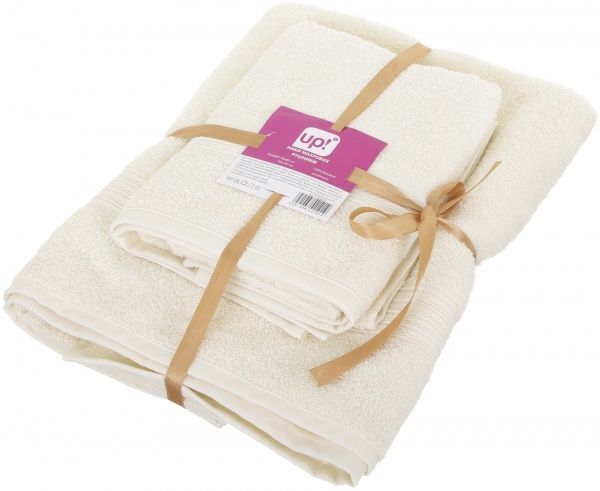 Набор полотенец 2 шт. молочный UP! (Underprice) 