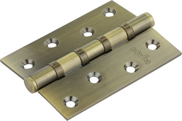 Петля универсальная  MVM B-100 AB 100x75x2.5 мм старая бронза