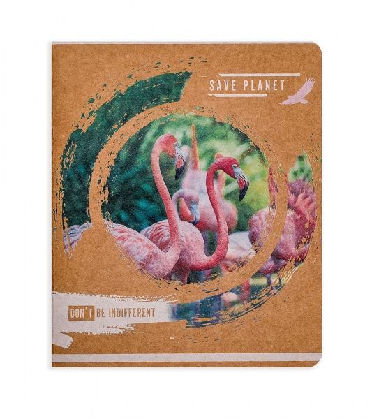 Комплект зошитів Не будь байдужим 48 аркушів у клітинку крафт 10 шт. Поділля