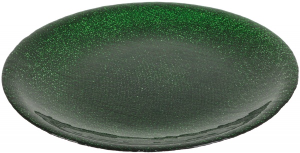 Блюдо Seta 33 смарагдове Dekor Cam 