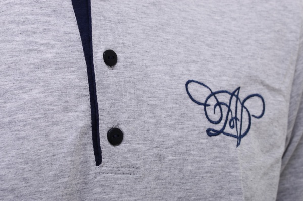 Піжама чоловіча Trio Kornet р. XXL синій із сірим