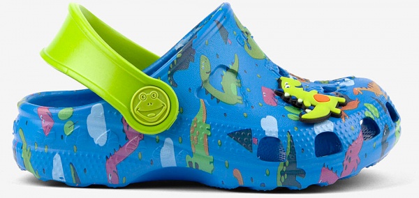 Сабо Coqui 8701 ROYAL/LIME DINO + AMULET (20/21 - 27/28) 8701-248-2014 р.23/24 разноцветный