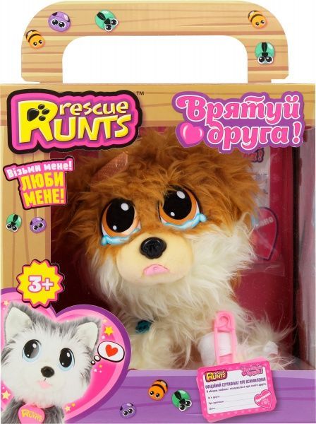 Игровой набор Kidz Delight Rescue Runts Спаси друга Померанский шпиц S19012