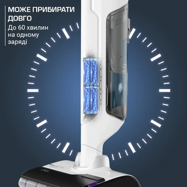 Пылесос аккумуляторный Rowenta GZ7035WO white