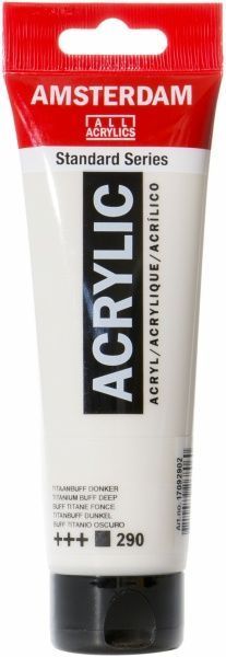 Краска акриловая № 290 Титановый буф темный 120 мл Amsterdam Standart Royal Talens