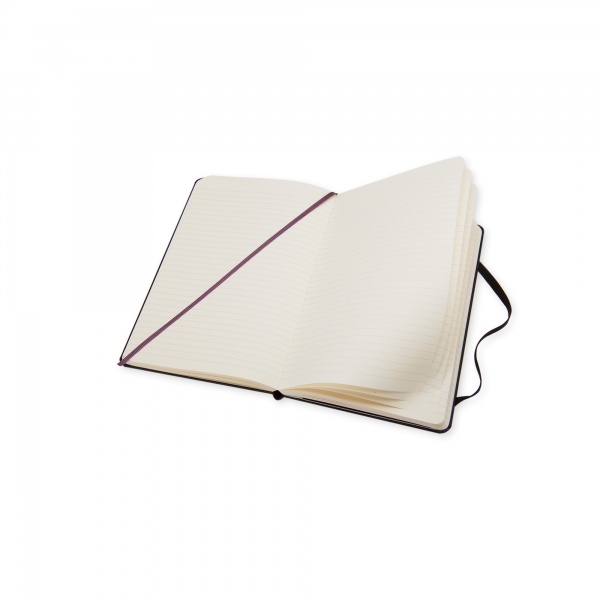 Блокнот для записей Classic 13х21 см линия черный QP060 Moleskine