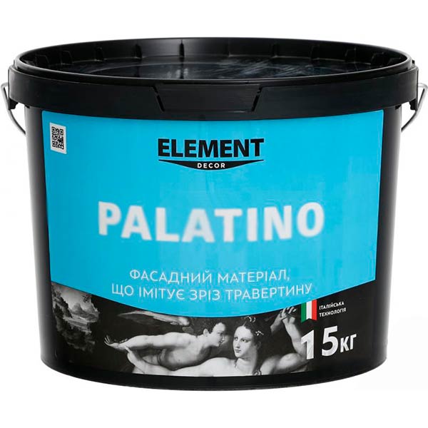 Декоративная штукатурка моделирующая Element Decor Palatino 15 кг белый