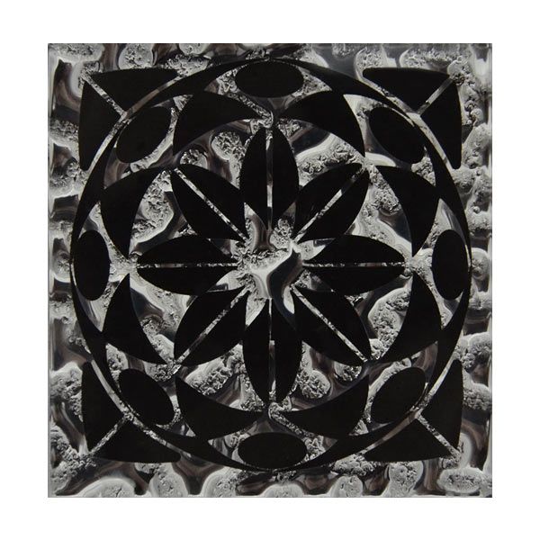 Плитка Grand Kerama Тако Леано платина рифлена 778 6,6x6,6