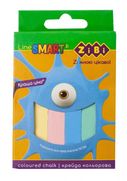 Мел квадратный SMART Line 12 шт. ZB.6705-99 ZiBi