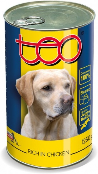 Консерва для всех пород ж/б, 1,25 кг с курицей