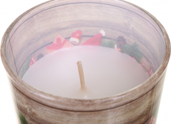 Свеча в стакане Admit ароматическая Christmas Wood 1338 