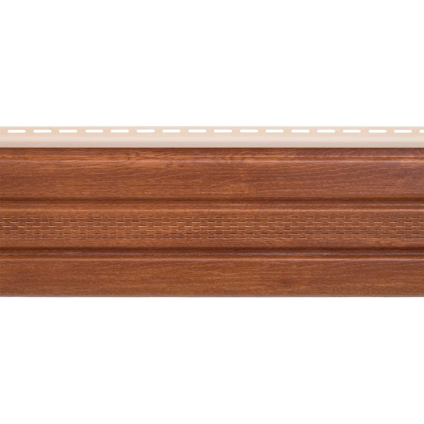 Панель-софіт перфорована 3x0,232 м золотий дуб 0,7 кв.м