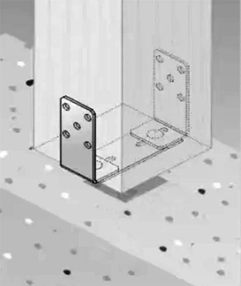 Опора регулируемая на платформе 60-200х136 Профсталь