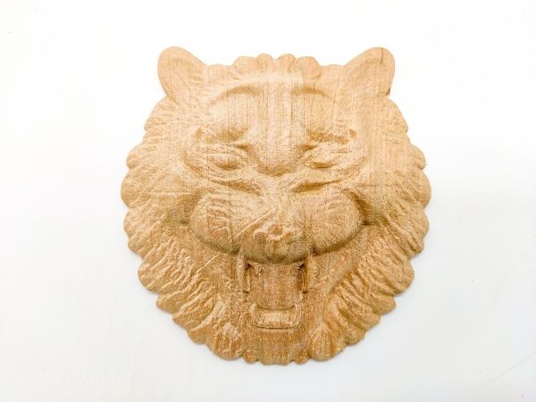 Декоративная панель деревянная розетка 1 шт., RZ.30.90 90х90x14 мм 