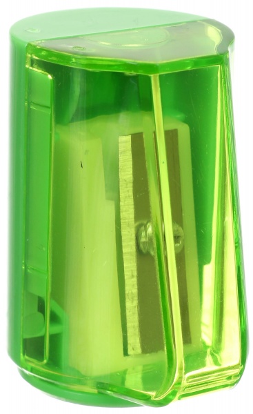 Чинка пластикова з контейнером зелена Nota Bene