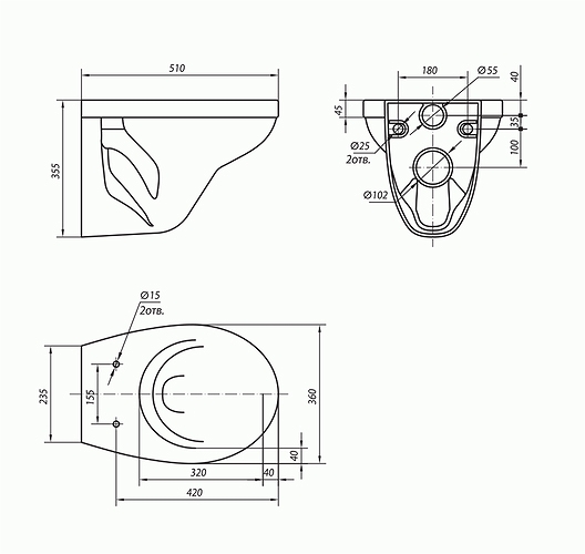Унитаз подвесной Kolo Idol с сиденьем с микролифтом M1310002U