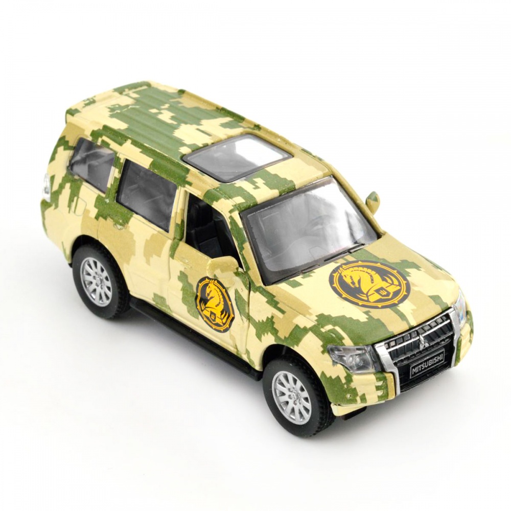 Автомодель TechnoDrive 1:32 серии Шевроны Героев Mitsubishi Pajero 4WD Tubro 47 ОМБр 250361M