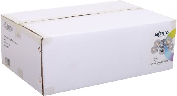 Світильник стельовий Accento lighting Doviles 40 Вт E14 хром 