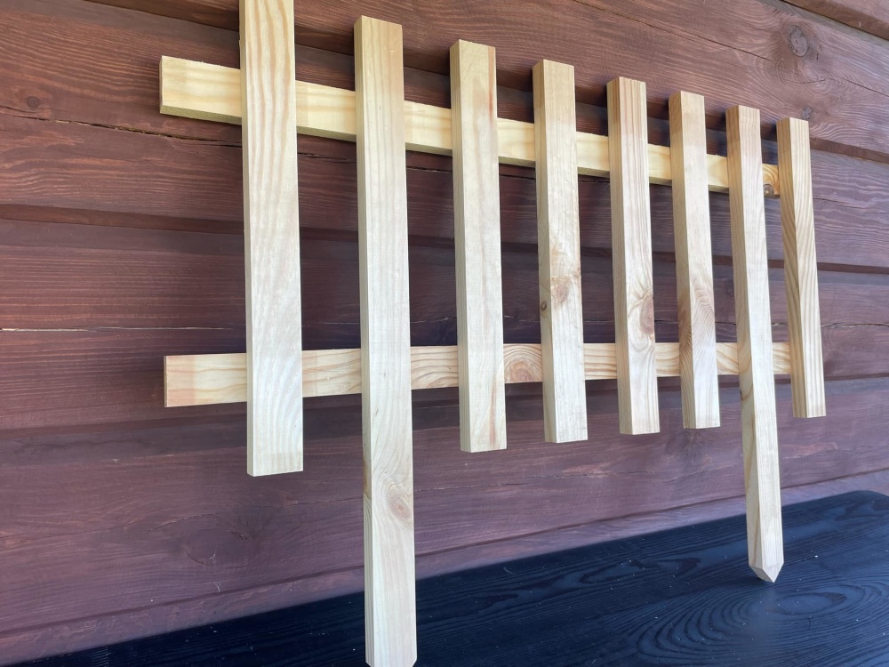 Декоративное ограждение для клумб 820х600 мм