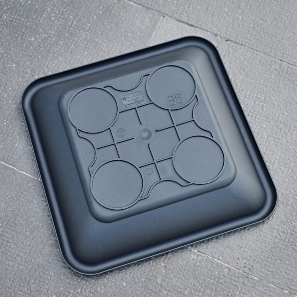 Підставка під вазон TeraPlast NAZCA 39х39x7 см сірий