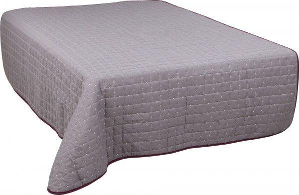 Покрывало Билтекс Plum 145x215 см UP! (Underprice) сливовый/серый 