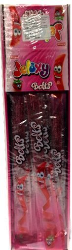 Цукерки жувальні Elvan Язики JELAXY LIQUORICE BELT SUGAR COLA 15 г 15 г 