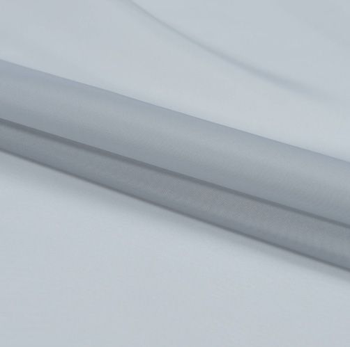 Тканина тюлева ТК-Домашній текстиль ТОВ Вуаль однотонна, сірий 300 см 