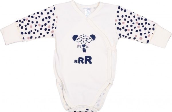 Боді дитяче для хлопчика Baby Veres Leo коса застібка р.56 синій 