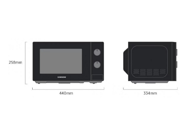 Мікрохвильова піч Samsung MS20A3010AL/UA