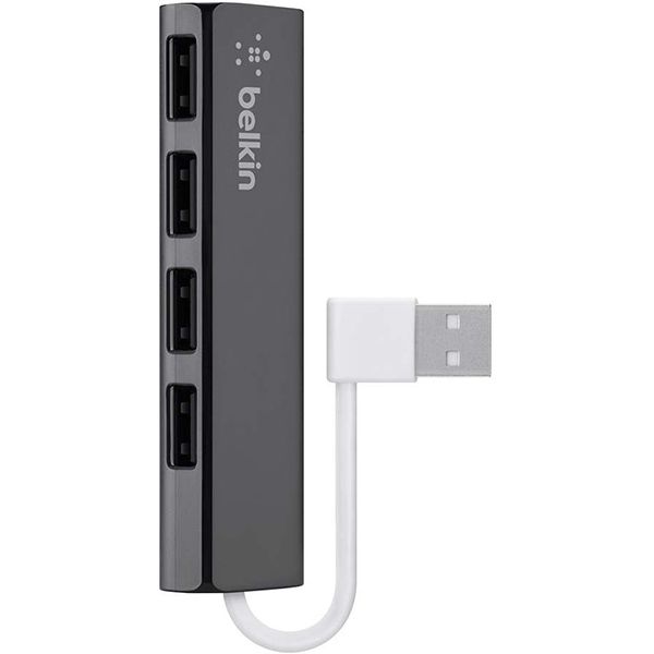 USB-хаб Belkin 4 порти USB 2.0 black (F4U042bt) — фото 1
