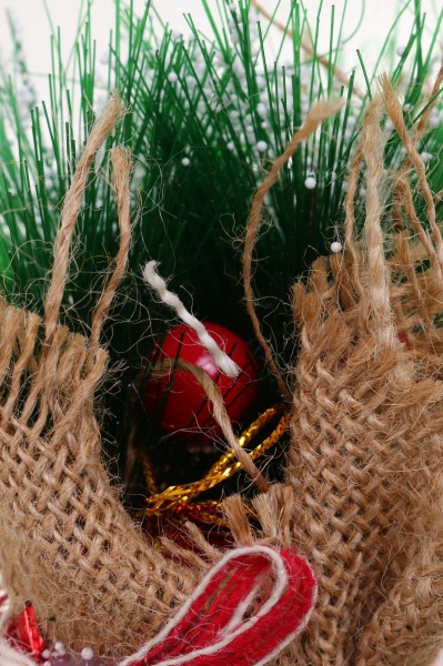 Декорація Ялинка 10x10 см зелений NY21032