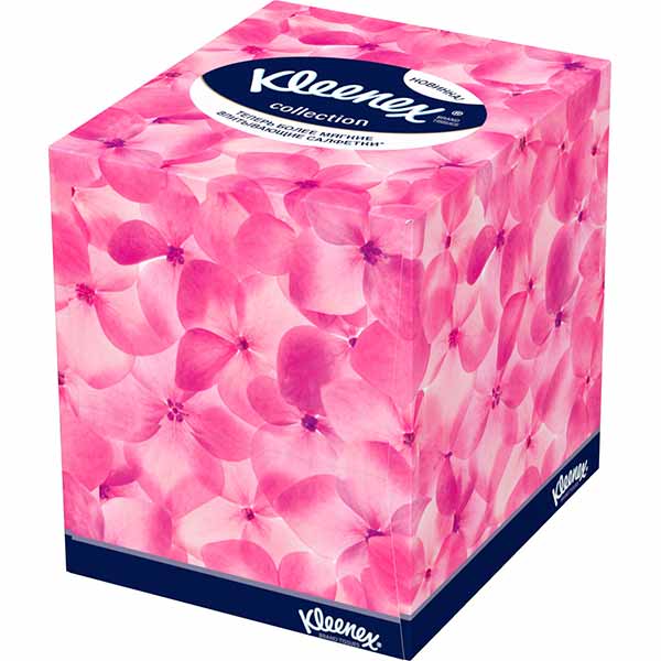 Салфетки гигиенические в коробке Kleenex Collection 100 шт.