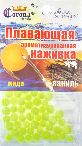 Насадка Corona Fishing плавающая ароматизированная ваниль midi