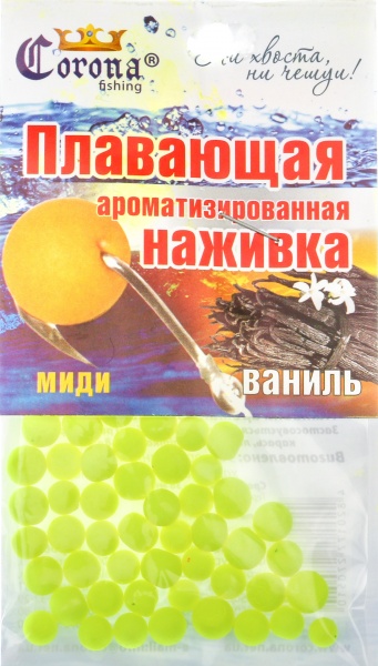 Насадка Corona Fishing плаваюча ароматизована ваніль midi