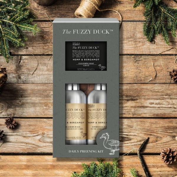 Набор подарочный для женщин Baylis&Harding The Fuzzy Duck – Hemp&Bergamot (FDHB21LGTRIO)