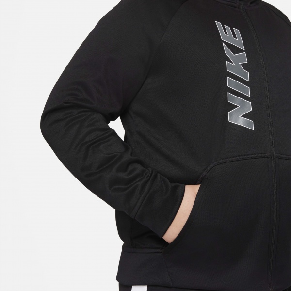Джемпер Nike B NK TF GFX FZ HD SWOOSH DD8534-010 р. S чорний