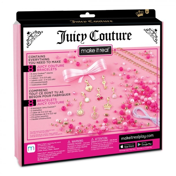 Набор для изготовления украшений Juicy Couture Невероятные розовые браслеты MR4413