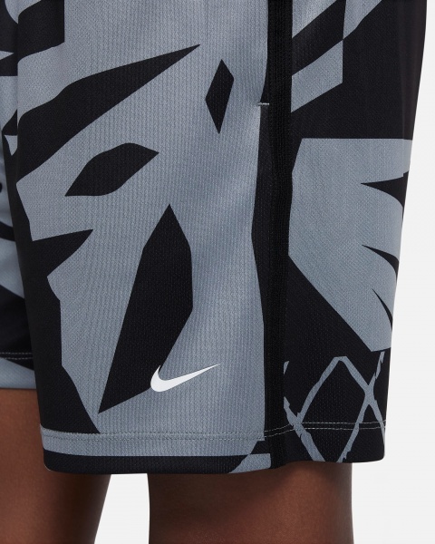 Шорти Nike B NK DF MULTI + SHORT SSNL AOP FB1277-065 р. XS сірий