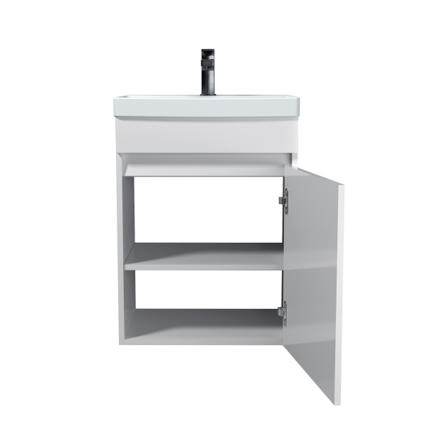 Тумба підвісна Мойдодир URBAN-50-U Біла з умивальником Sempre
