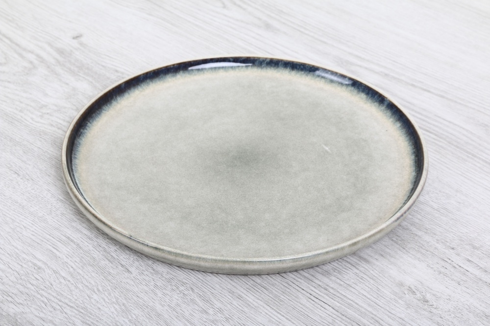 Тарелка обеденная Fiora Gaia 21 см зеленая