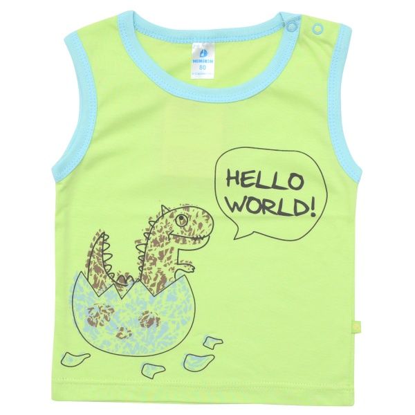 Майка детская Minikin Dino р.104 салатовый 1990503104 
