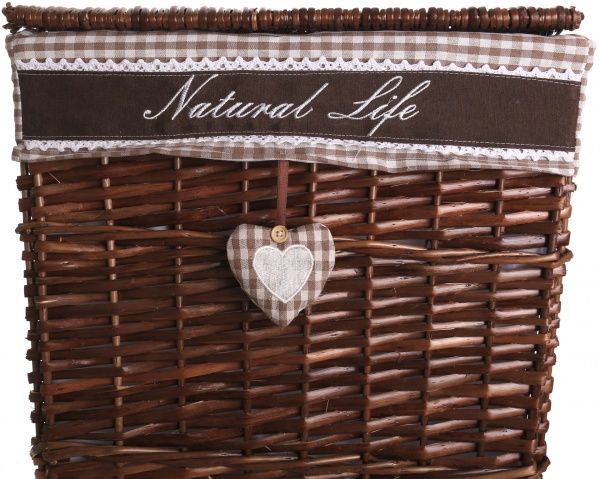 Кошик плетений з текстилем Tony Bridge Basket JM16-10G-1 