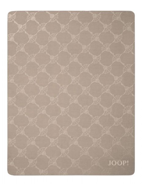 Плед CF Double Palisade-Creme 150x200 см темно-бежевый/молочный Billerbeck 