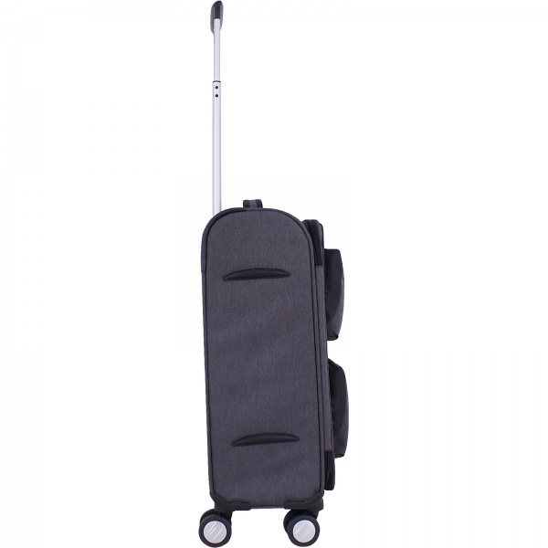 Валіза Bagland S 36 л сірий (3716919) 